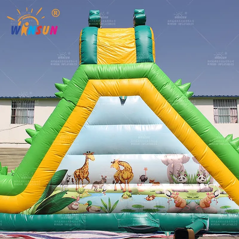 Jungle Theme Inflatable Obstacle Course