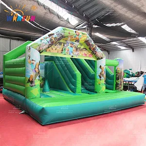 Minecraft Theme Inflatable Bounce House