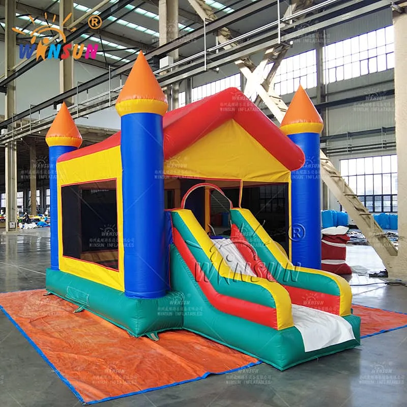Custom Inflatable Bounce House with Slide Commercial Use