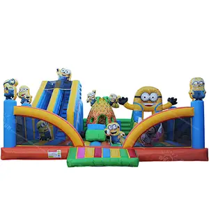 Minions Inflatable Playground slide and bouncer