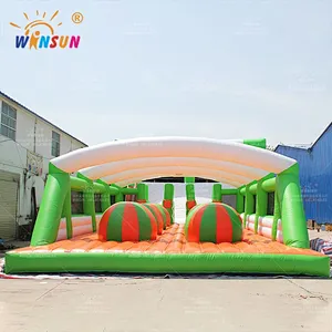 5k Run Inflatable Wipeout Obstacle Course