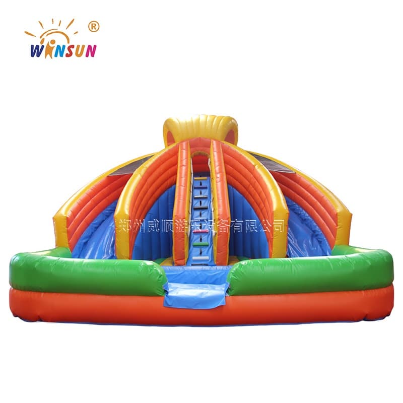 Inflatable water slide
