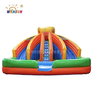 Inflatable water slide