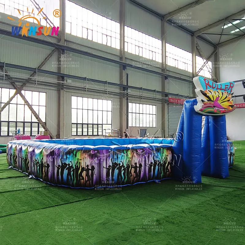 Mobile Inflatable Roller Skating Rink