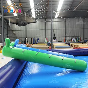 Inflatable Jumping Caterpillar Racing Game