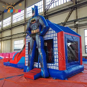 Inflatable Bounce House Slide Batman Theme