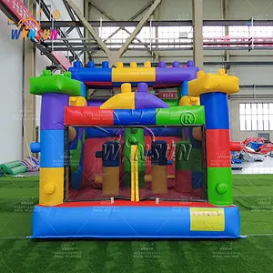 Building Blocks Inflatable slide