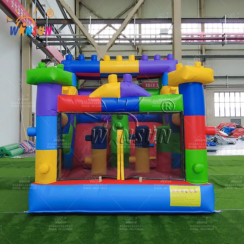 Building Blocks Inflatable slide