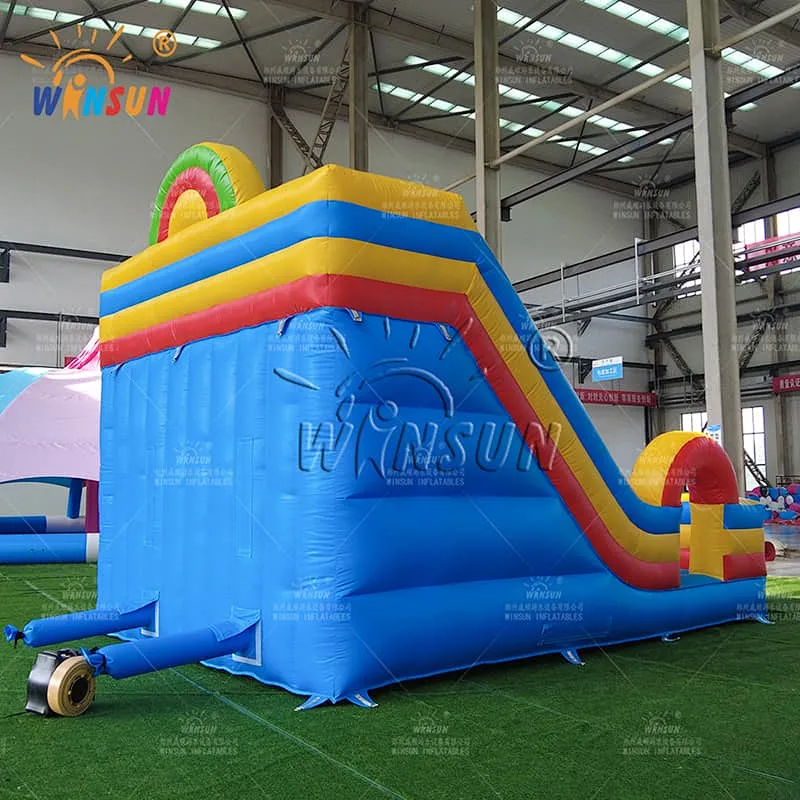 Commercial Rainbow Inflatable Slide