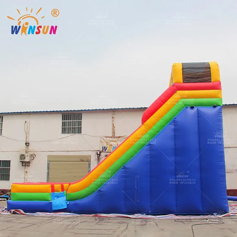 Dual Lane Inflatable Dry Slide
