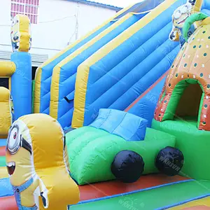 Minions Inflatable Playground slide and bouncer