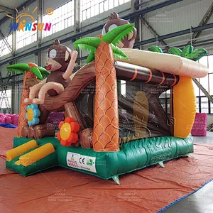 Inflatable Bounce House Monkey Theme