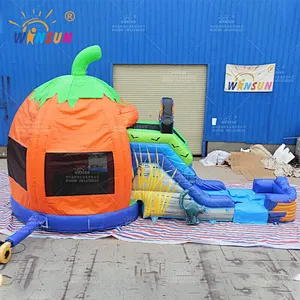 Jack-O-Lantern Bounce House Combo