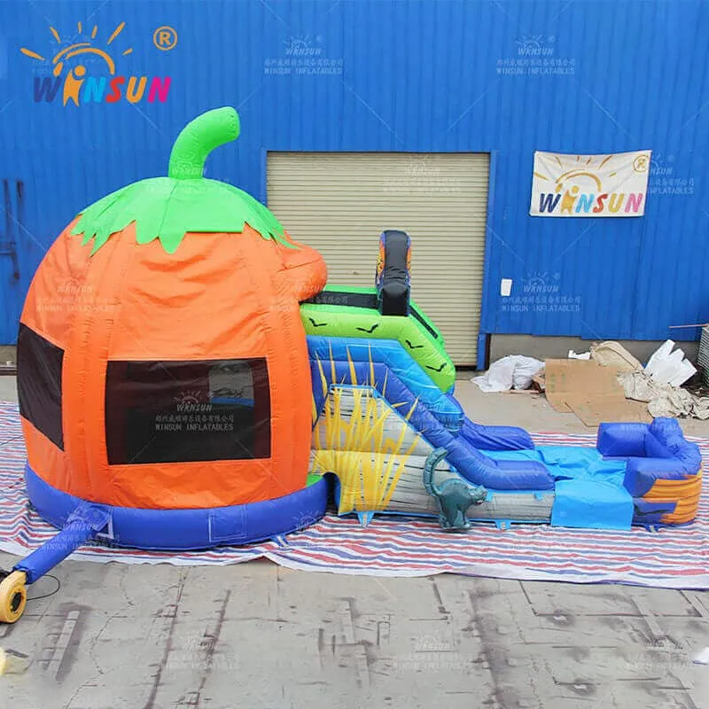 Jack-O-Lantern Bounce House Combo