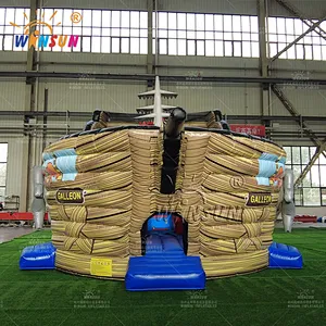 Pirate Ship Inflatable Dry Slide