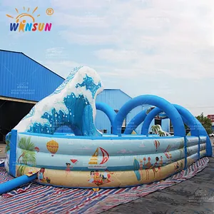 Malibu Beach theme Inflatable Race Track