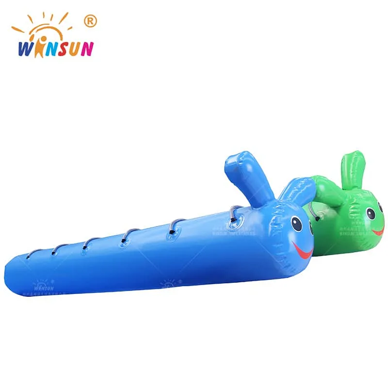 Inflatable Jumping Caterpillar Racing Game