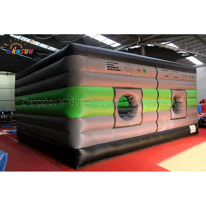 Washing machine inflatable bouncer