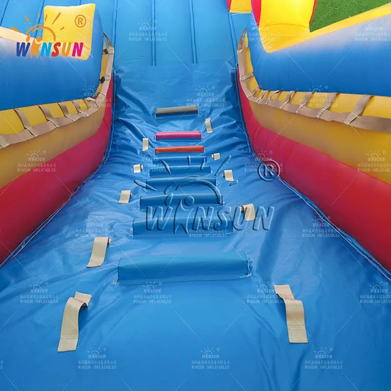 Commercial Rainbow Inflatable Slide