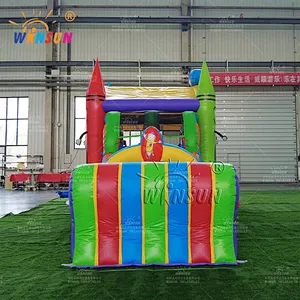 Inflatable Crayon Combo Dry Slide