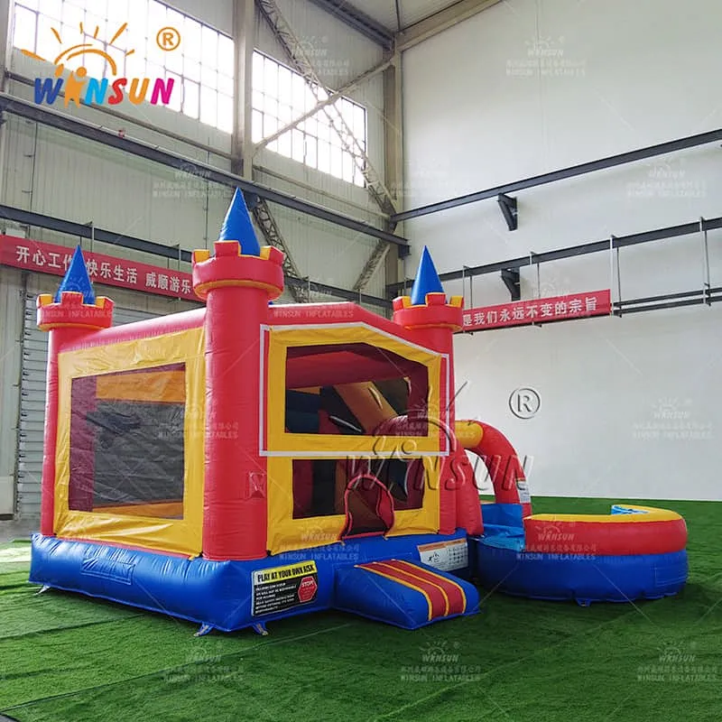 Commercial Jumping Castle with Water Slide