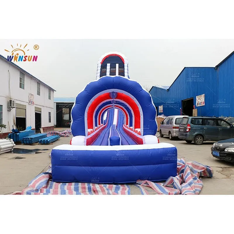 American flag giant slide