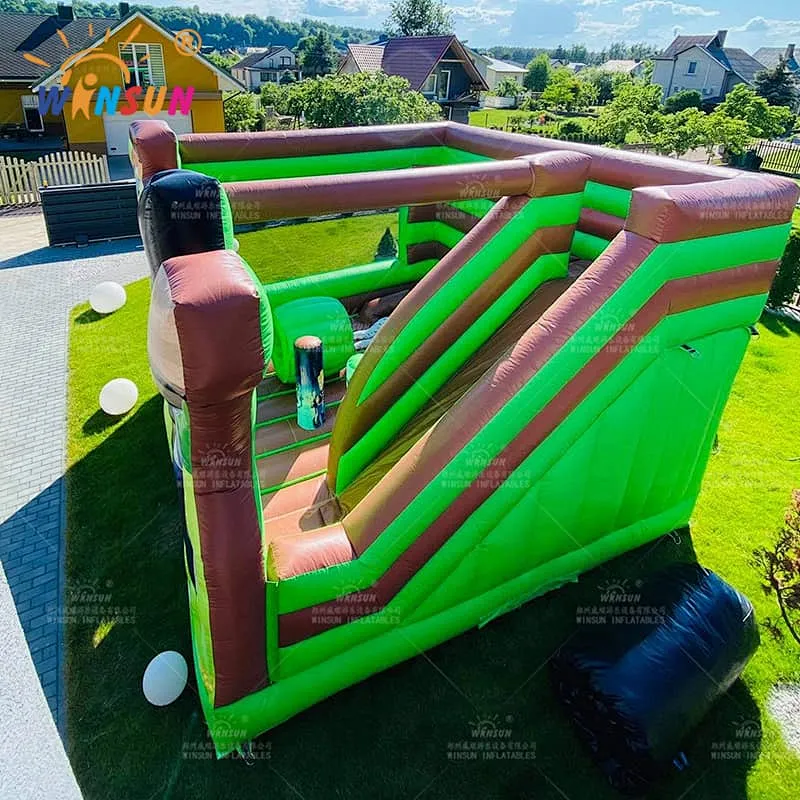 Minecraft Inflatable Jumping Combo