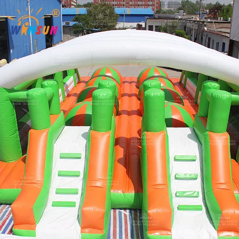 5k Run Inflatable Wipeout Obstacle Course