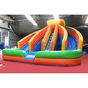 Inflatable water slide