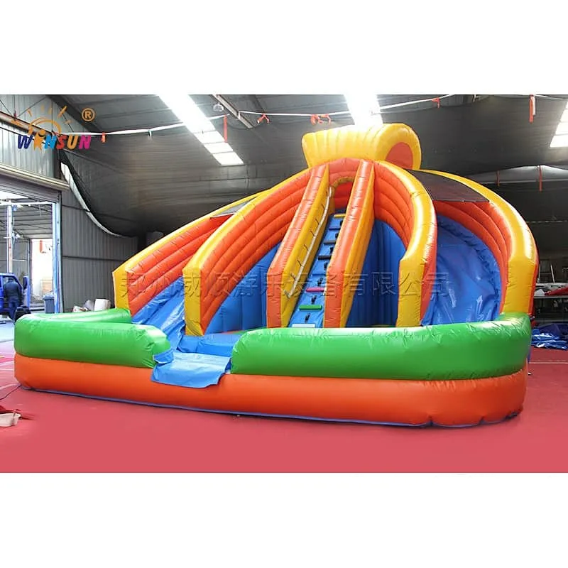 Inflatable water slide