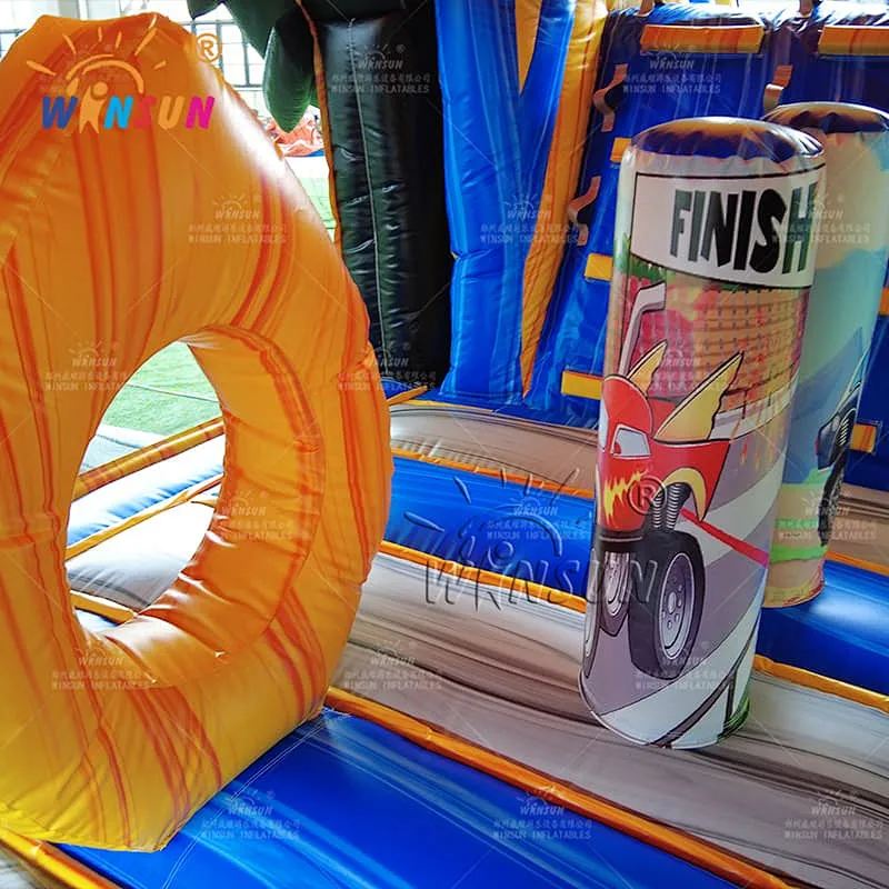 Monster Truck Inflatable Combo Slide