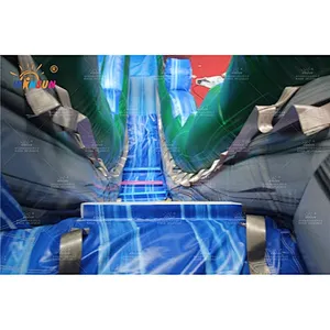 Tropical Marble inflatable water slide