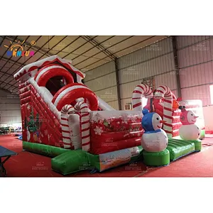 Inflatable Playground with Christmas theme
