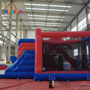 Spiderman Jumping Castle With Slide