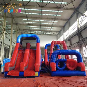 Inflatable U-shaped Obstacle Course