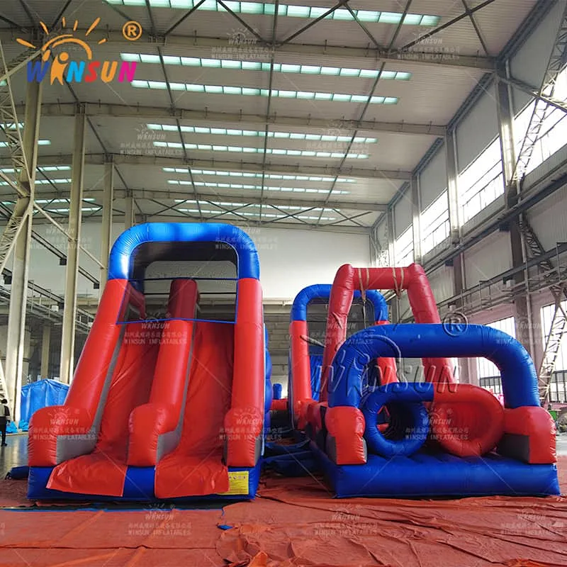 Inflatable U-shaped Obstacle Course