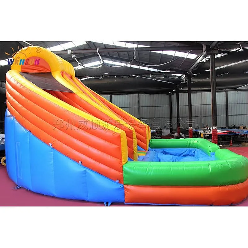 Inflatable water slide