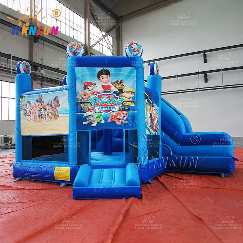 Commercial Inflatable Jumping Castle custom paw patrol theme