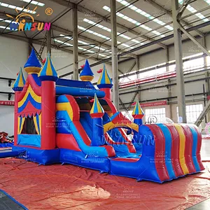 Carnival Inflatable Castle with Slide