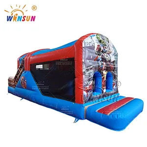 Custom Inflatable Obstace Course Heros Theme