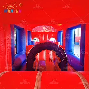 Inflatable Obstacle Course Sun Protection Cover Party Time