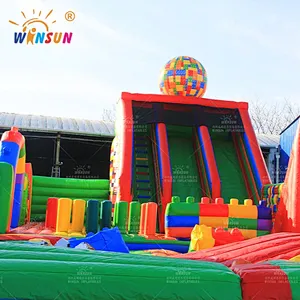 Giant Inflatable Lego Playground