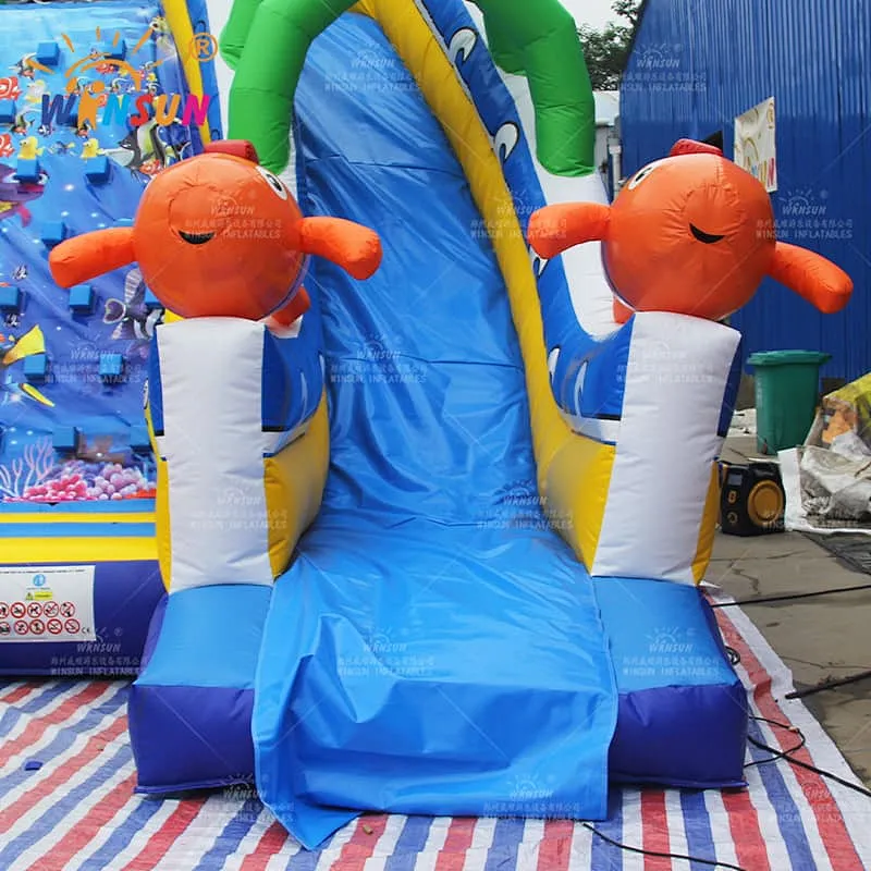 Aquarium Inflatable Slide