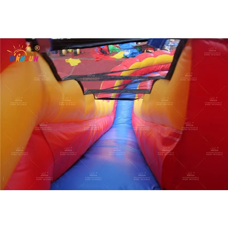 Three Primary Colors inflatable water slide