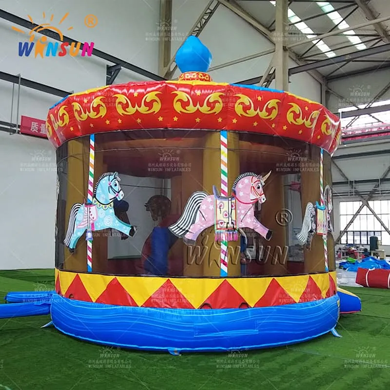 Carousel Inflatable Bounce House