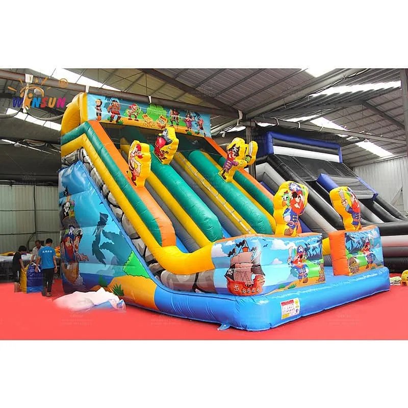 Pirate inflatable slide