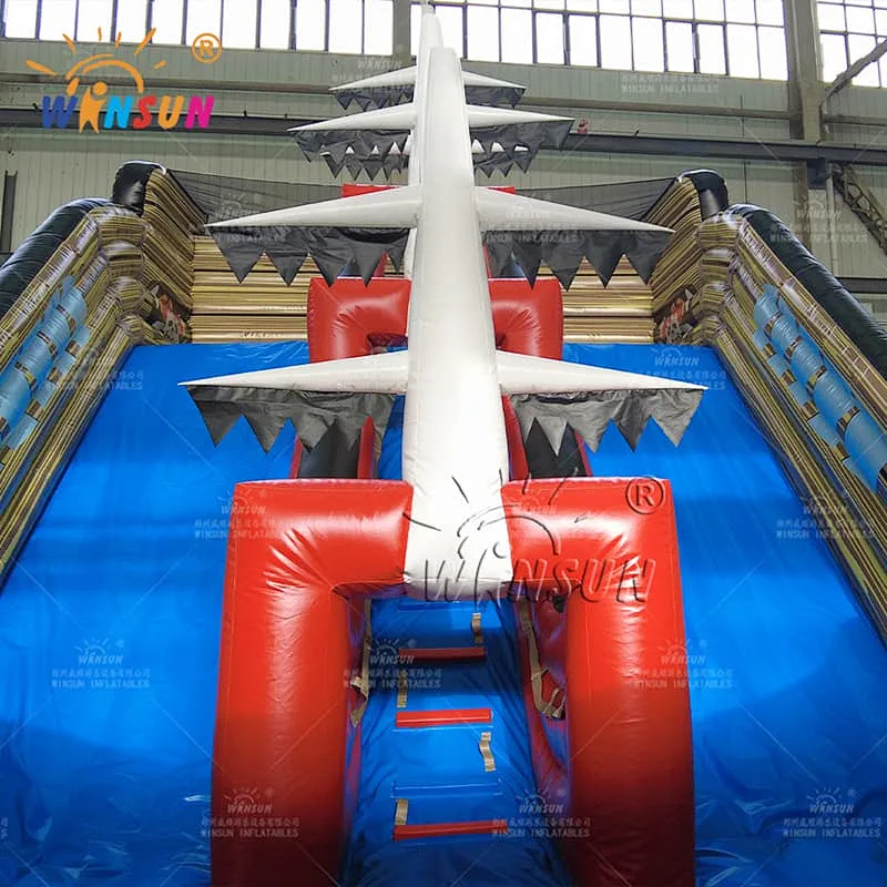 Pirate Ship Inflatable Dry Slide