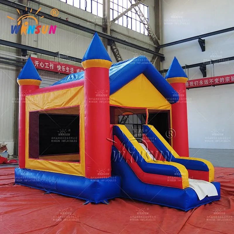 Commercial Inflatable Combo with V_shape Roof