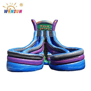 Dual Lane Inflatable Water Slide