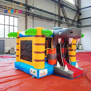 Custom Inflatable Jumping Castle Shark Theme